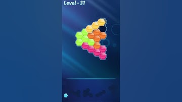 BLOCK! Hexa Puzzle! Rainbow A Level 31 (Basic) - Lösung Solution Walkthrough