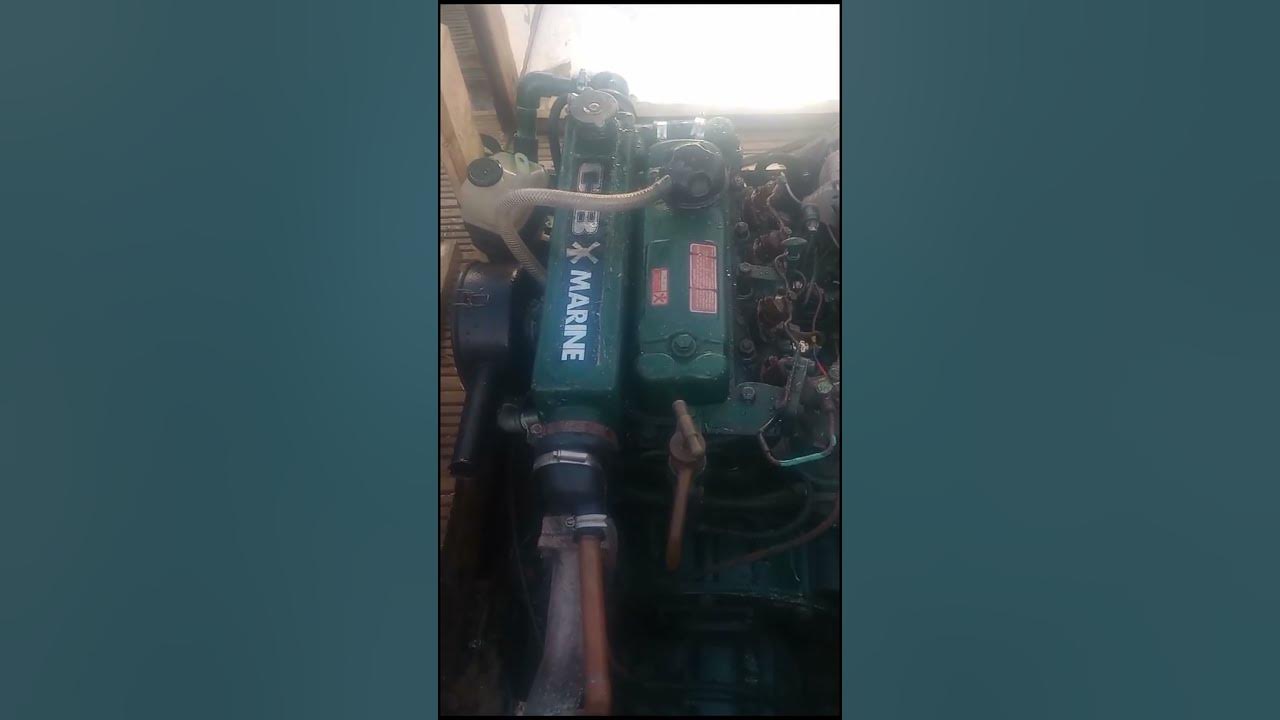 1st start up rebuilt a seized solid bmc 1 8 marine engine youtube