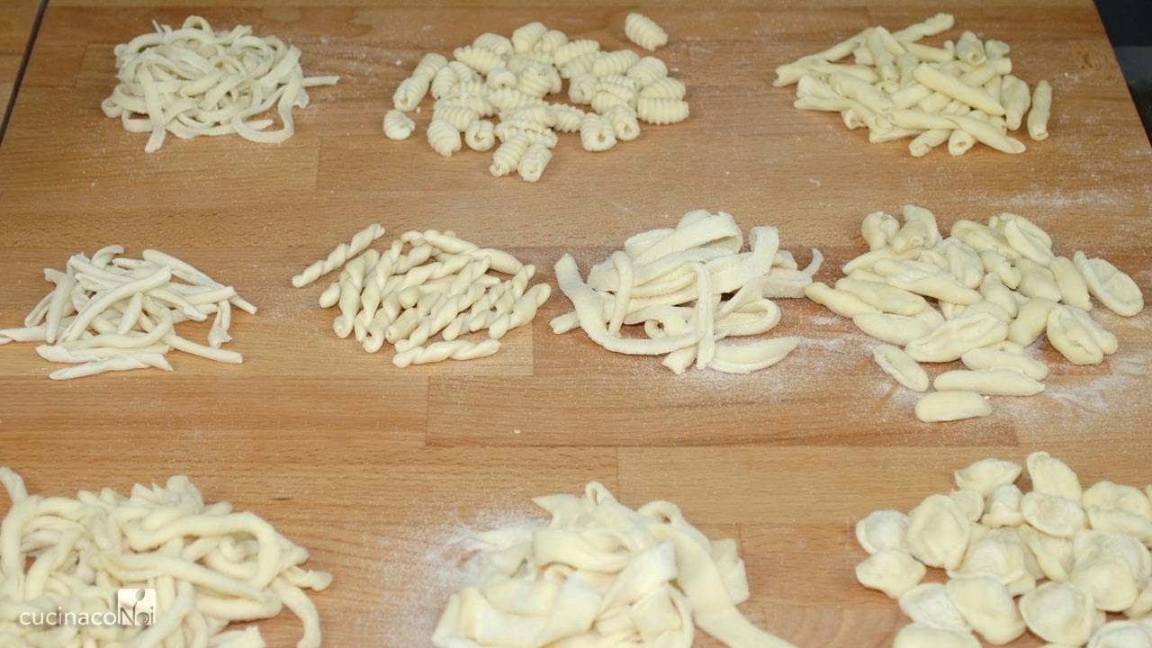 Durum wheat semolina fresh pasta - YouTube