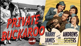 Private Buckaroo (1942) | Full Movie | Andrew Sisters | Shemp Howard