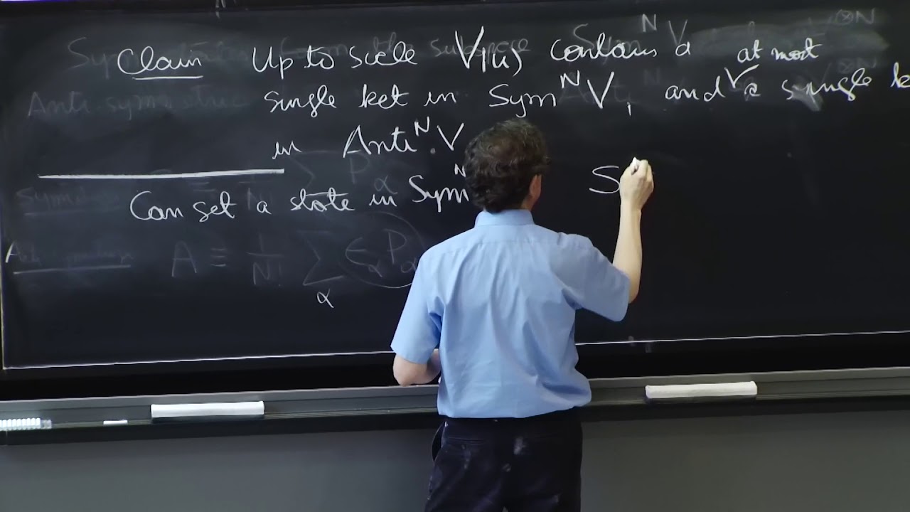 L24.4 The symmetrization postulate (continued)