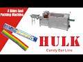 Rainbow Sour Belt Licorice Candy 4 sides sealing packing machine