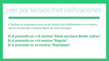 Leer tres calificaciones  if anidado