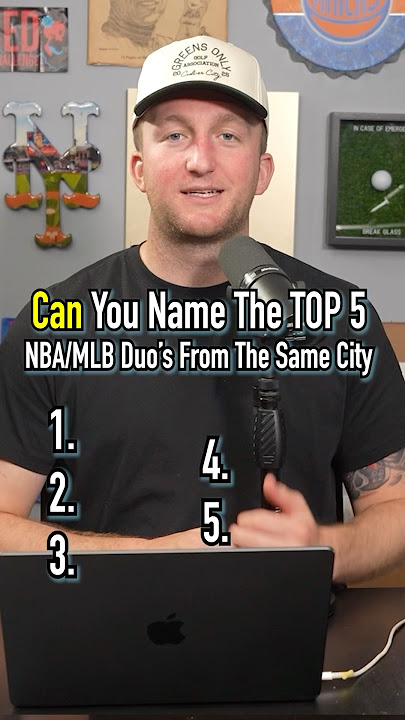 NAME THE TOP FIVE NBA/MLB DUOS FROM THE SAME CITY! How Many Did You Get Right?! #shorts #nba #mlb