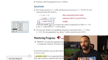 Big Ideas Math [IM2]: 1.6 - Exponential Functions (Lecture & Problem Set)