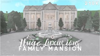 Bloxburg | Huge Luxurious Family Mansion Build 200k