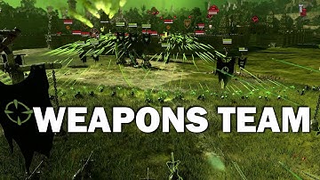 Weapons Teams the Most Powerful Army In the Game