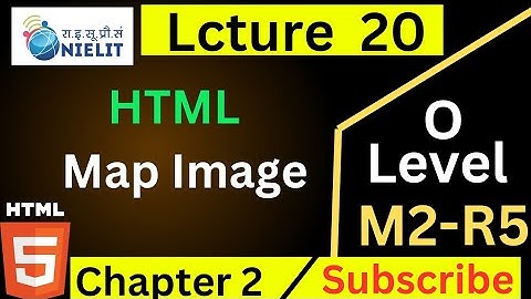 O Level M2 R5 Chapter 2 | HTML Image Mapping / Image Maps [ Coordinates, Area] #imagemap