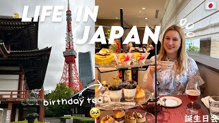 day in my life in japan  | cozy fall bookthemed afternoon tea, birthday in tokyo