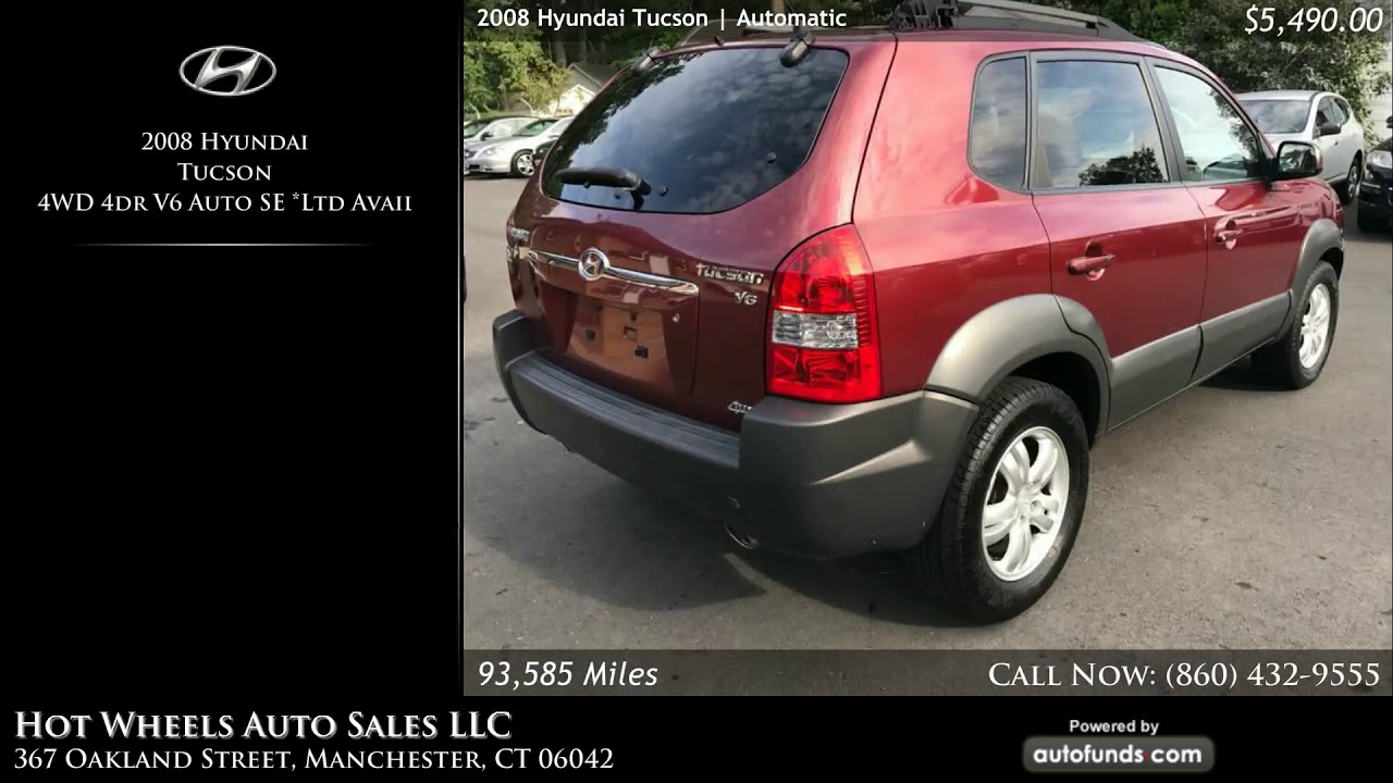 Used 2008 Hyundai Tucson Hot Wheels Auto Sales LLC, Manchester, CT