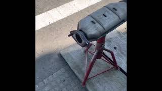 ミニの触媒-マフラーのカーボン除去