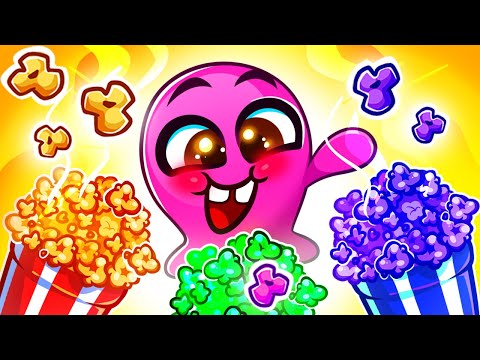 I Love Popcorn Song🍿🍭 | Funny Kids Songs