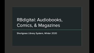 Getting Started with RBDigital