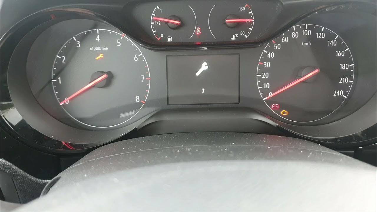 How to reset service light on a Opel Corsa F YouTube