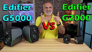 Edifier G5000 vs Edifier G2000 RGB Gaming Speakers