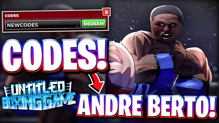 🏆*CHAMP* ALL NEW ANDRE BERTO X UBG UPDATE CODES FOR UNTITLED BOXING GAME | ROBLOX UBG CODES