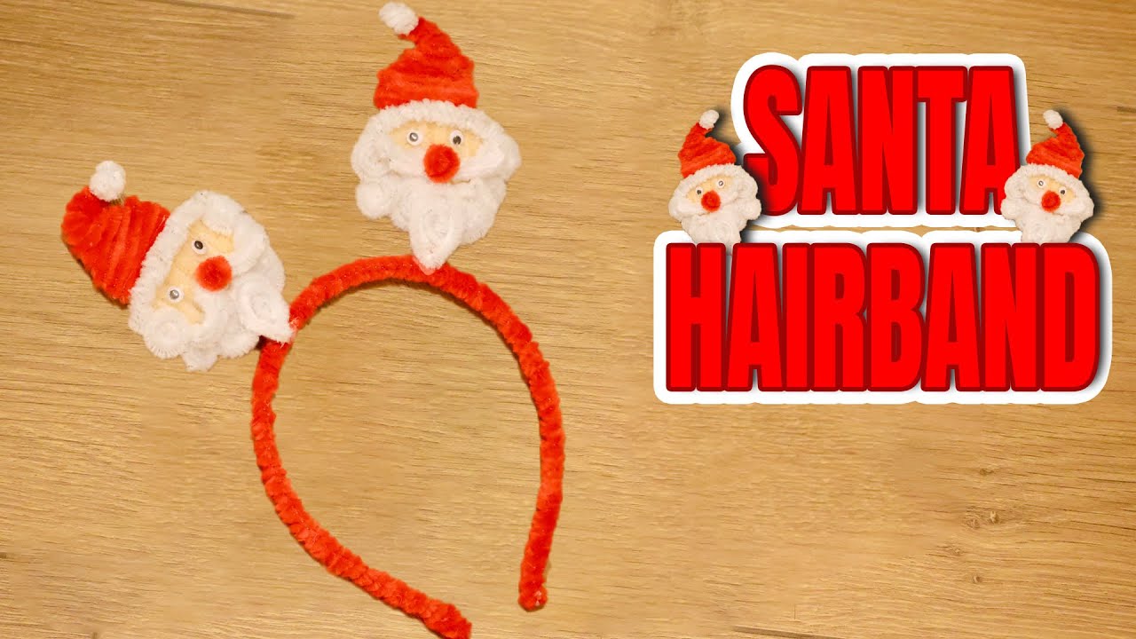 Let’s make “Christmas Hair Band” with pipe cleaner