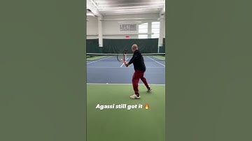 🇺🇸 Former World No. 1 Andre Agassi Still Got Hit at 52 | #shorts
