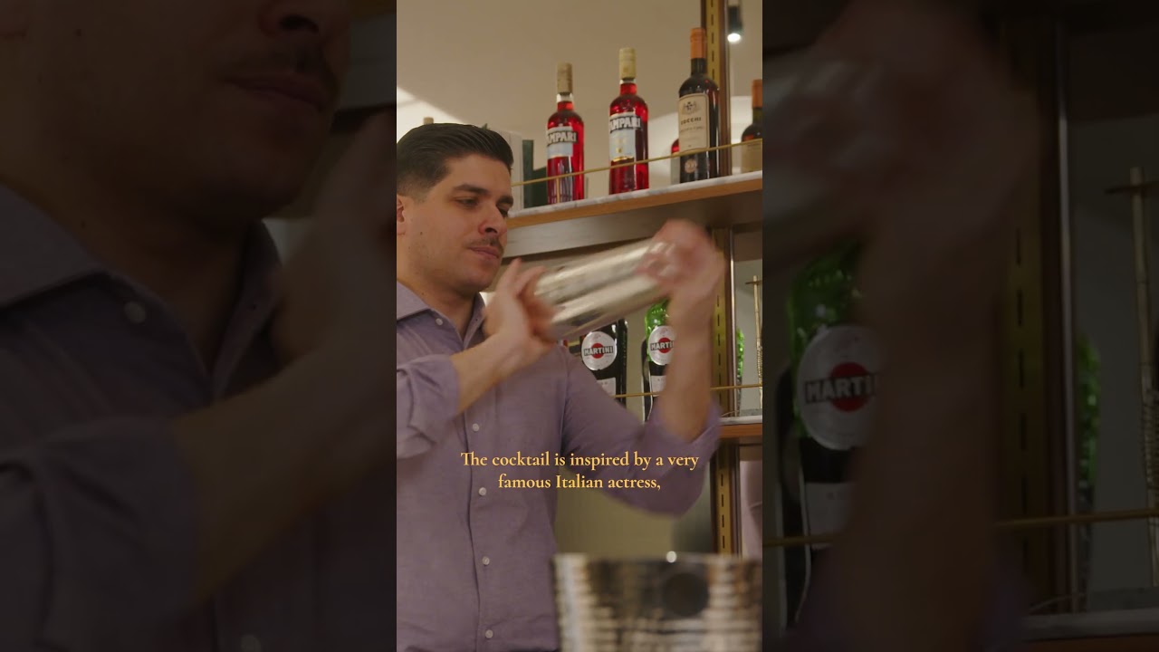 Mixologist Federico Pavan unveils the Madame Loren cocktail at our Chelsea flagship.