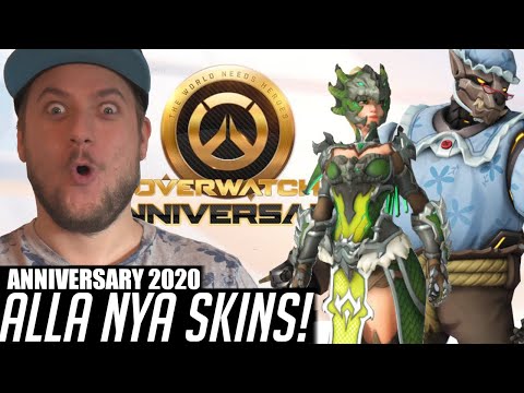 ALLA NYA SKINS - ANNIVERSARY 2020 [Overwatch]