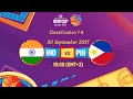 India v Philippines | Full Game | FIBA Women's Asia Cup 2021 - Division A