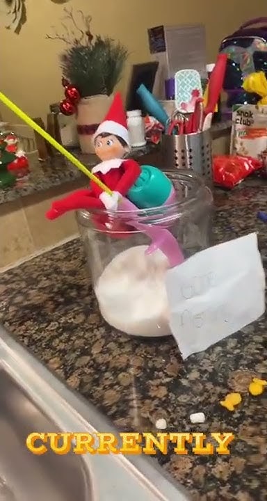 Elf on the shelf fishing ideas