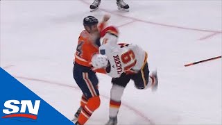 Zack Kassian And Matthew Tkachuk Reignite Feud By Dropping The Gloves