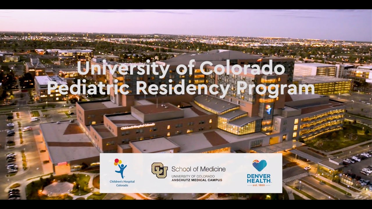 University of Colorado Pediatrics Residency YouTube
