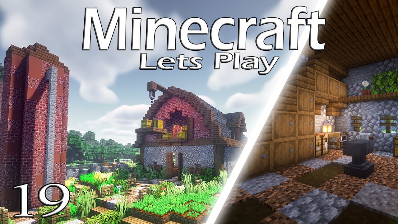 Lets FINISH Our Farm Build - Minecraft Lets Play Episode 19 - YouTube
