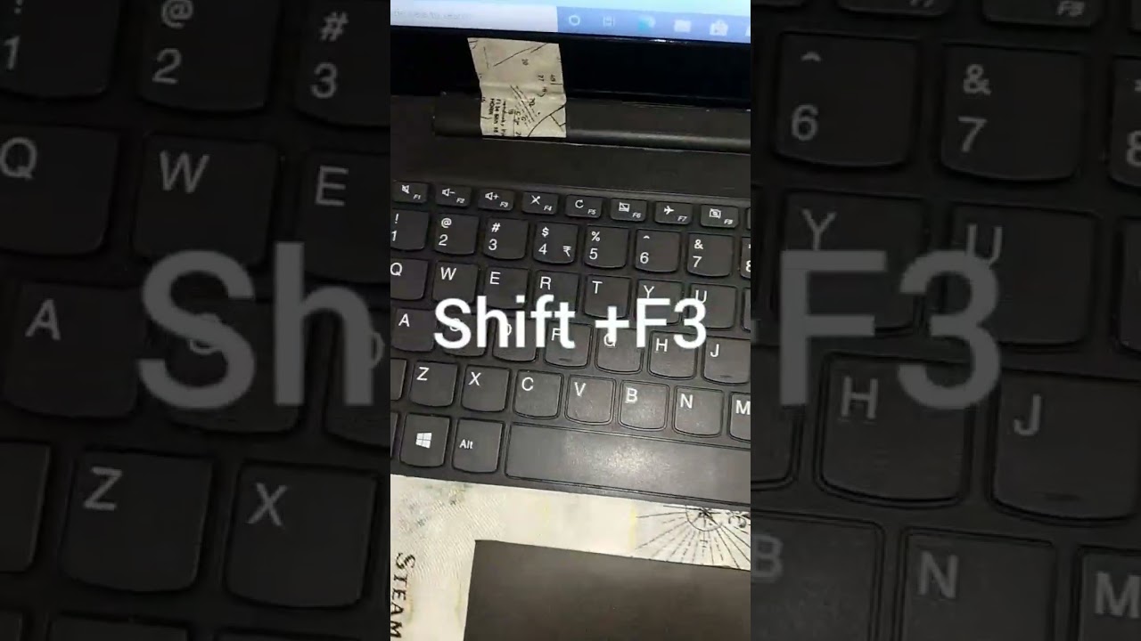 shift+F3? 