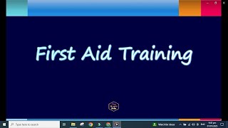 First Aid Training for Medical Emergency - CPR and DRRM Disaster Risk Reduction Management
