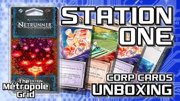 Netrunner Unboxing: Station One - Corporation Cards