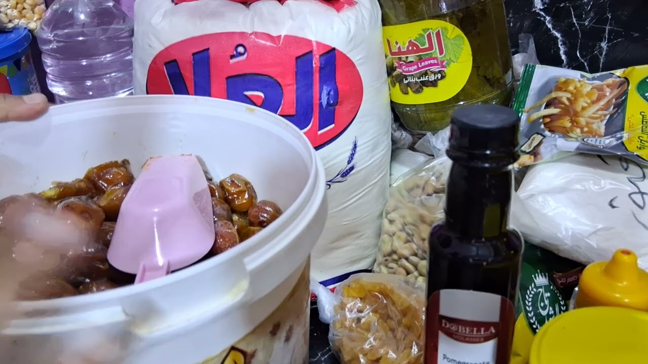 يافرحت ❤قلبى مشتريات شهر رمضان كل سنة وانتم طيبين وبخير وسعادة 