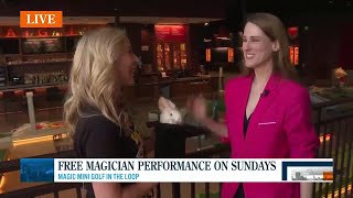 Free magician performance on Sundays!