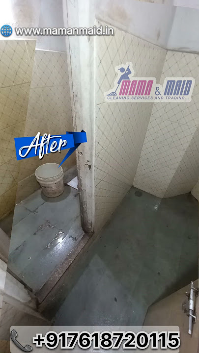 Toilet Cleaning before and after | mama and maid cleaning service Mangalore | #mamanmaid #mamanmaid