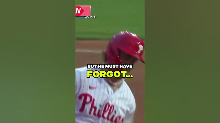 Bryce Harper begged for forgiveness from the Arm Barn 🤣 #shorts