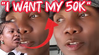 Famous Tiktoker Lungelo Gcabhashe Demands For His 50K From Cwecws Mom