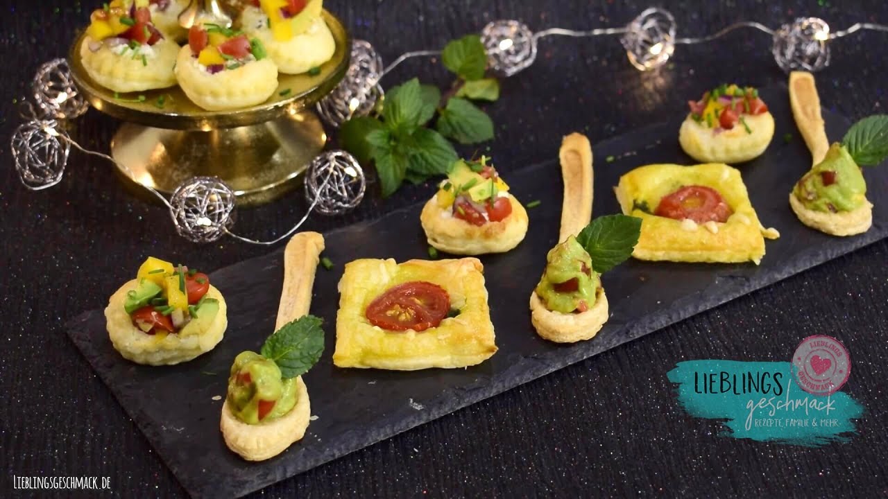 3 lecker schnelle Blätterteig Häppchen Fingerfood Ideen für deine Party ...