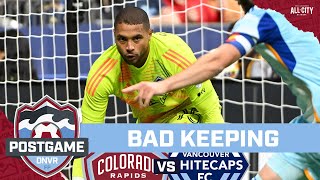 Zack Steffen blows it late for the Rapids against the Vancouver Whitecaps