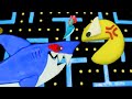 PAC-MAN take revenge #17 (Pacman VS Shark) | Game Pacman Stopmotion