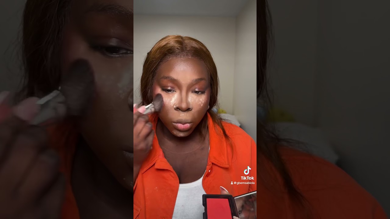 Red Blush #makeup #blackgirlmakeup #blush