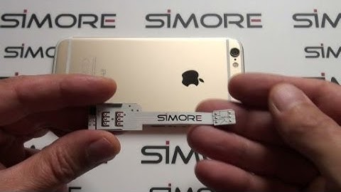 iPhone 6 Dual SIM - How to convert single SIM iPhone 6 into Dual SIM with SIMore WX-Twin 6