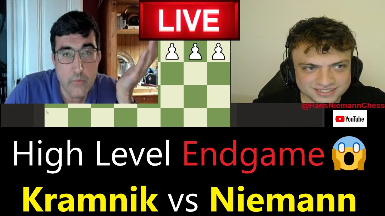 VERY HIGH LEVEL ENDGAME  LIVE - Hans Niemann vs Vladimir Kramnik 