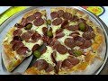 PIZZA COM BORDA RECHEADA NO FORNO DOMÉSTICO