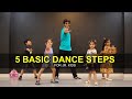 Dance tutorial for 3 to 7 years kids  5 basic steps  deepak tulsyan  g m dance  part 2