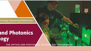Optics and Photonics Technology at STCC