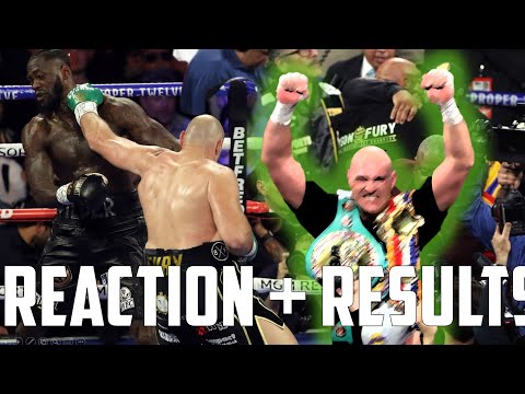 WILDER VS FURY 2!!! RESULTS!! REACTIONS!!! 'Gypsy King' obliterates the 'Bronze Bomber' for TKO win