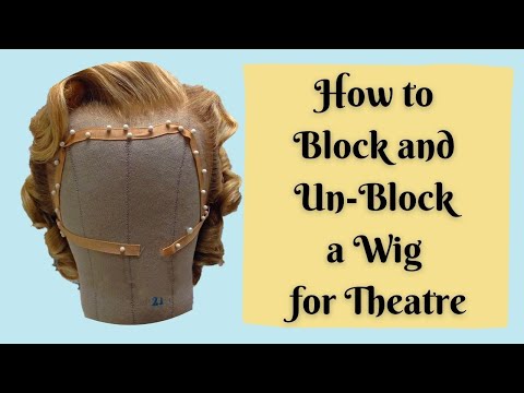 How to Block and Un-Block a Lace Front Wig