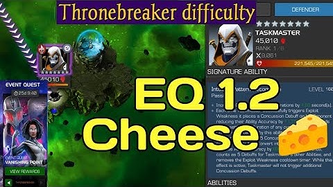 August 2023 Event Quest 1.2 Cheese 🧀 Completion Thronebreaker Mcoc • Marvel Contest of Champions