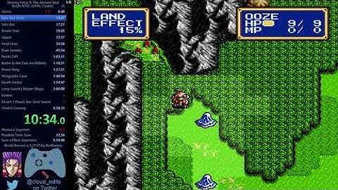 Shining Force 2 Any% in 5:43:38 (Outdated)